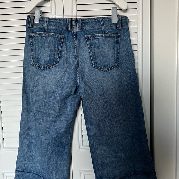 Denim Wide Legged Trousers - Picture 2 of 8